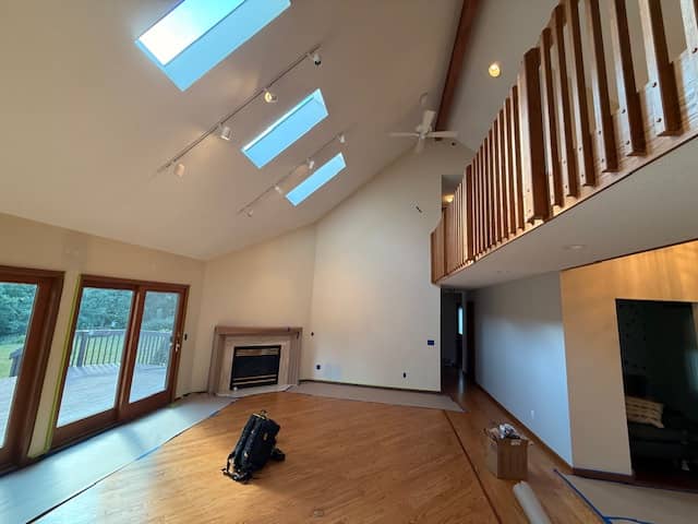 white living room