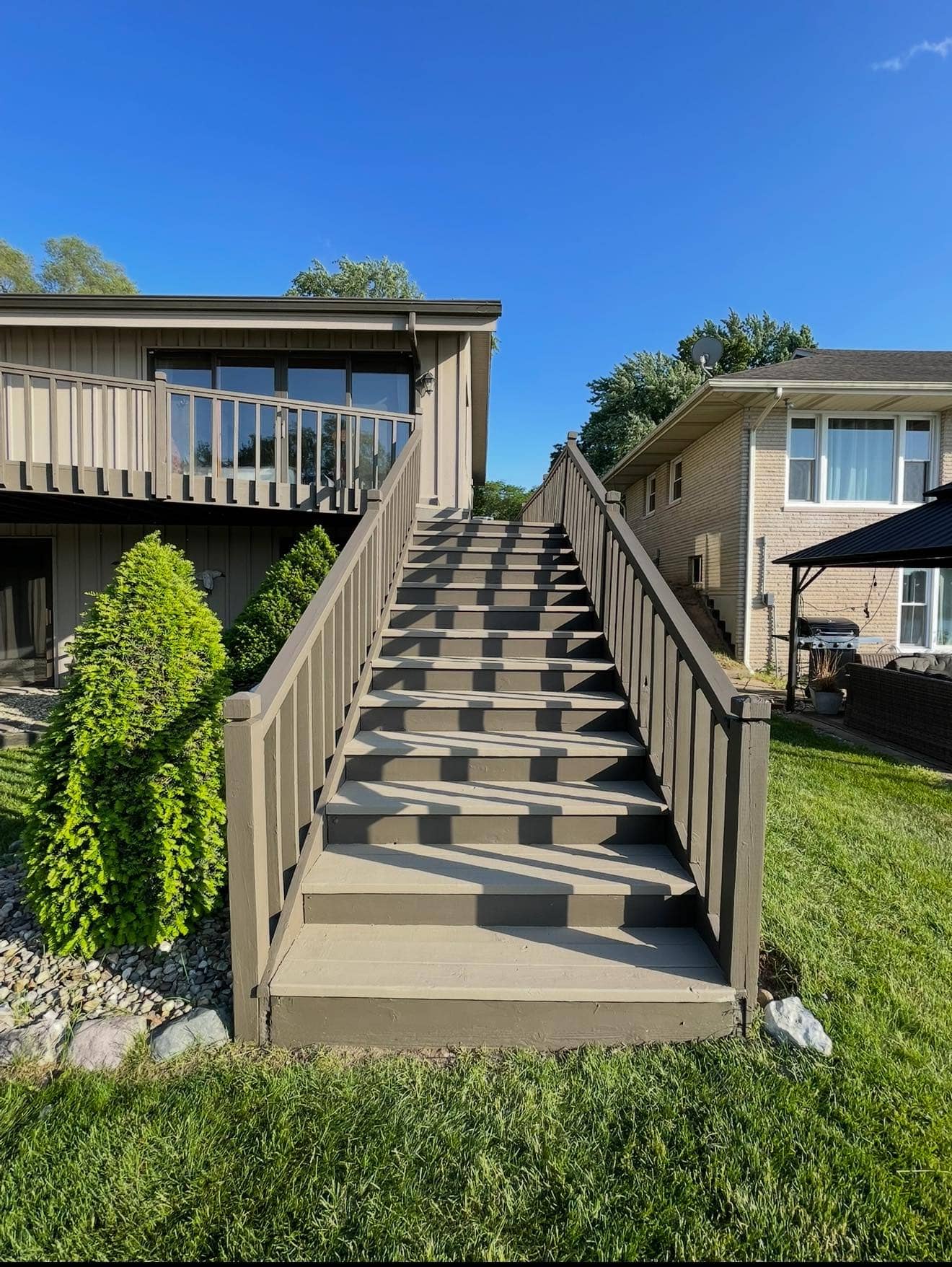 stairs painting job